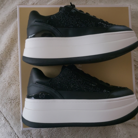 Michael Kors black platform sneakers - Picture 6 of 8